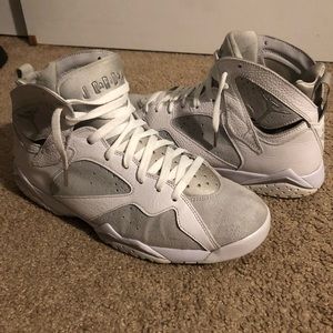 Nike Air Jordan 7 - Pure Platinum - Sz 11.5 - 🔥🔥